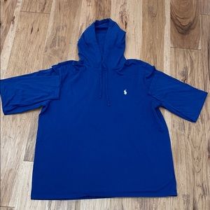 Polo Ralph Lauren Men’s Blue Hooded LS Size XL